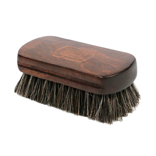 Soft Horsehair Leather Cleaning Brush Genuine Horsehair Detailing Brush Car Interior Detailing Tool for Car Cleaning and Washing
