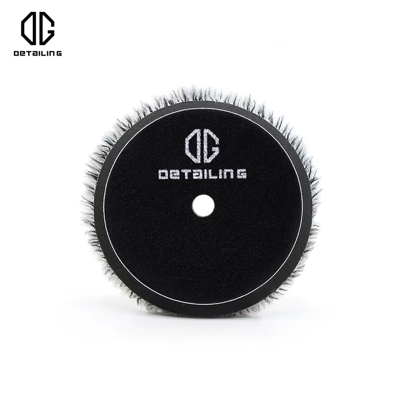 North Wolf New Style 150Mm 5 Inch Wool Buffing Pad Steel Wool Polishing Pad Car  Lamb Buffing Pad
