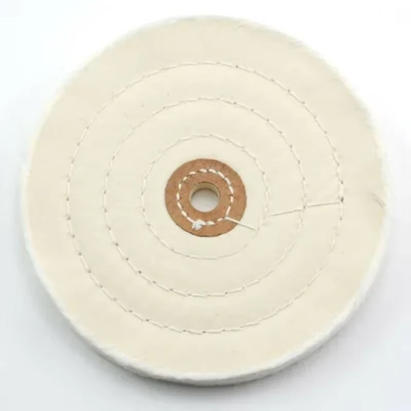 150/200Mm Wheels Buffing Polishing Wheel Cotton Lint Cloth Buffing Wheel Power Angle Bench Grinder Tool Polishing Disc Polisher