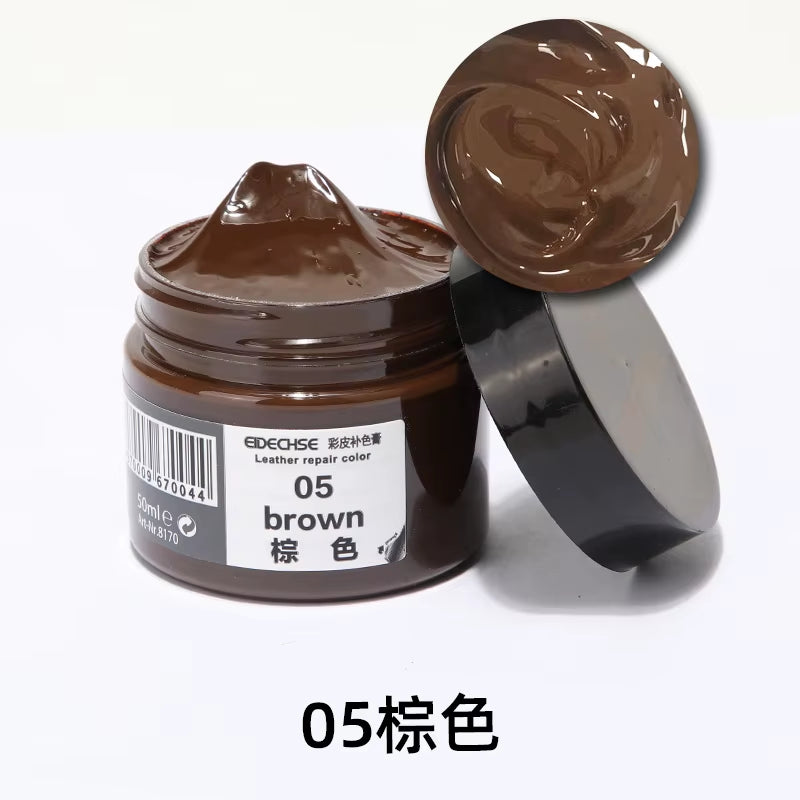 Leather Repair Gel Colorful Car Repair Scratches Cracks Home&Car Seat Leather Complementary Refurbishing Cream Repair Paste