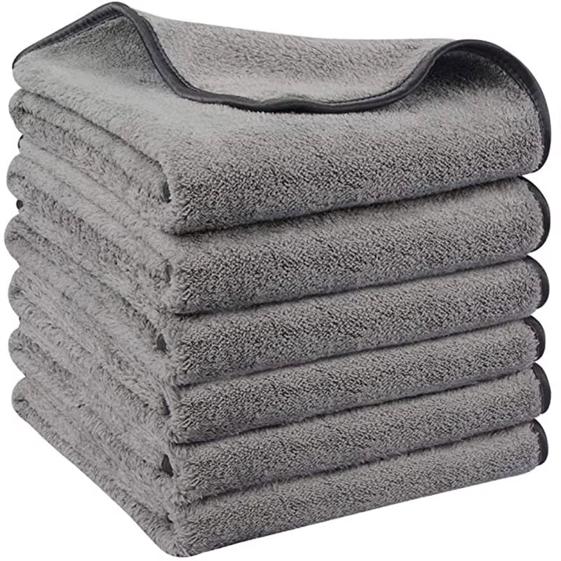 Thick Microfiber Car Drying Towels Ultra Absorbent Car Wash Cleaning Auto Detailing Towels Microfiber Cleaning Cloths