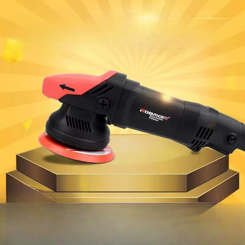 Professional Power Tools Polisher Eccentric Orbital 220V Eccentricity 6-Speed Adjustment Automotive Polishing Machine
