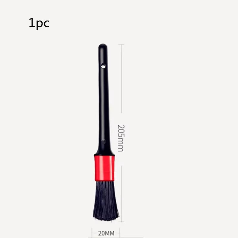1/5Pcs Car Cleaning Brush Kit Automotive Detail Brushes for Car Interior Detailing Brush Set Wheel Rims Clean Brush Plastic