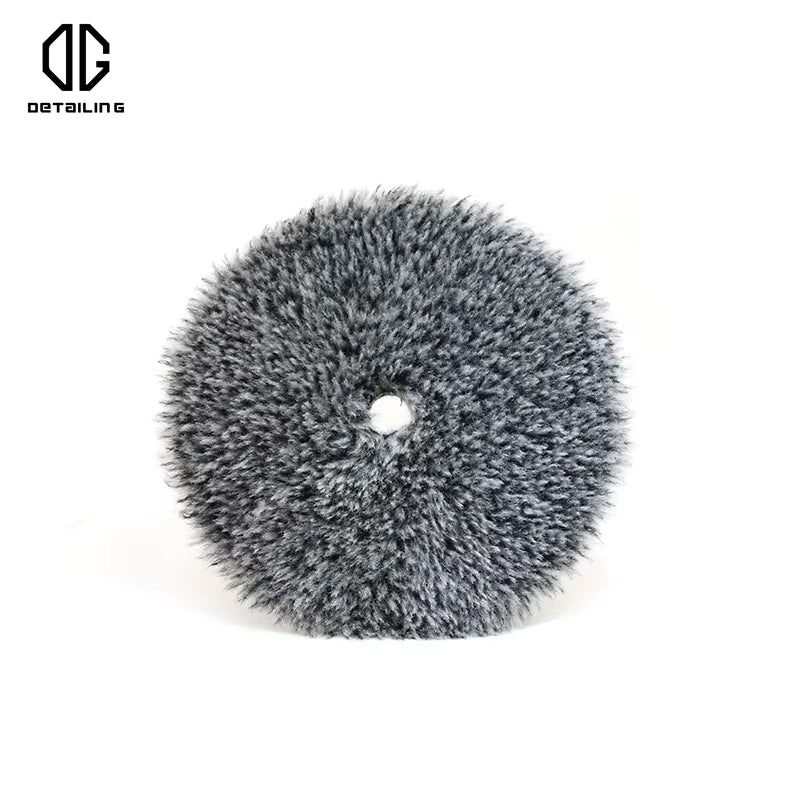 North Wolf New Style 150Mm 5 Inch Wool Buffing Pad Steel Wool Polishing Pad Car  Lamb Buffing Pad
