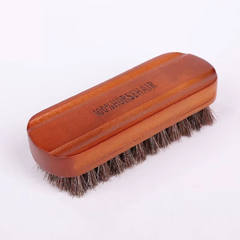 Car Interior Detailing Tool for Car Cleaning and Washing Soft Horsehair Leather Cleaning Brush Genuine Horsehair Detailing Brush